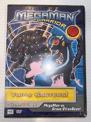 2006 Viz Media Mega Man NT Warrior Vol. 11 DVD Sealed Rare OOP. Virus Busters! • $45