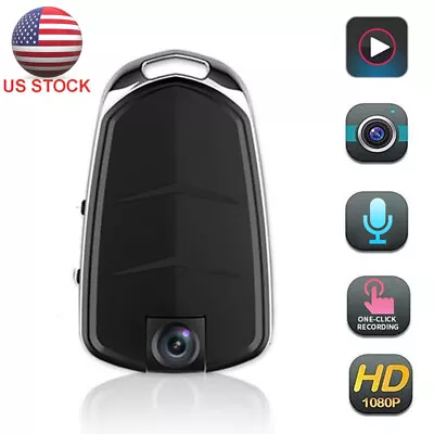 1080P HD Mini Camera Car Key Fob Keychain Video Recorder DVR Micro Cam USA • $31.59