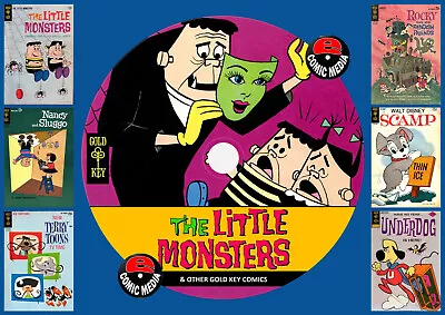 Little Monsters & Other Gold Key Comics On PC DVD Rom (CBR Format) • £4.99