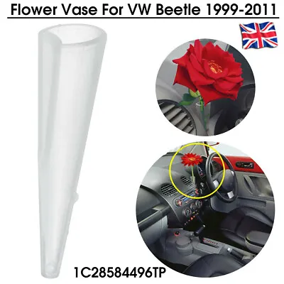 Car Flower Vase Holder Decor For VW Beetle 99-11 Dashboard Gerbera • £8.99