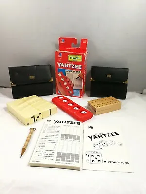 £17.49 • Buy Vintage 3 Traditional Original Travel Games Bundle: Yahtzee-Dominoes-Cribbage
