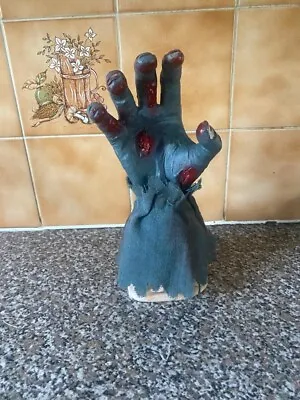 Halloween Animated Zombie Bloody Hand Sound Moves RARE VTG Party Decoration Prop • £47.95
