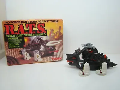 Tomy - R.a.t.s - Anti Terror Squad Robot - Twin-horn - 1983 - Box - Old - • $18.01