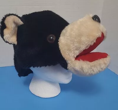 Black Bear Head Stuffed Animal Plush Wall Mount Animal Head • $15