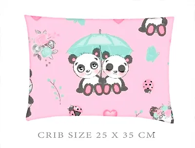 £3.98 • Buy Infant Baby Toddler Anti- Allergy FLAT Soft Pillow For Crib Pram Car Seat  Panda