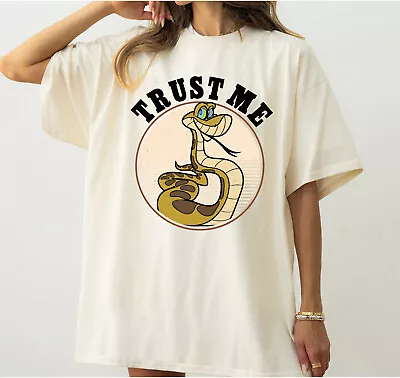 Disney The Jungle Book Kaa Trust Me Snake Shirt Unisex Adult Kid Shirt 660066 • $19.99