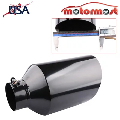 1X Stainless Steel Bolt-On Diesel Exhaust Tip 4  Inlet 8  Outlet 15  Length New • $39.79