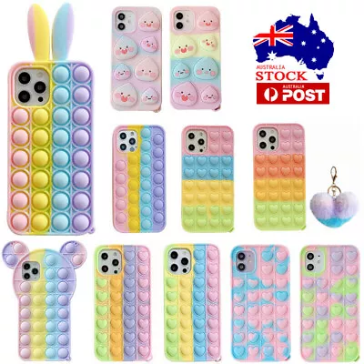 $11.69 • Buy For IPhone 11 12 Pro Max XS XR 6 7 8 Plus Kids Cute 3D Soft Silicone Case Cover