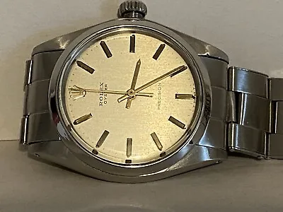 Vintage Rare Rolex Oyster Precision 1969 Stainless Steel Reference 6426. • £2100