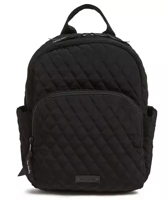 Vera Bradley Essential Compact Backpack Classic Black Microfiber NWT • $55