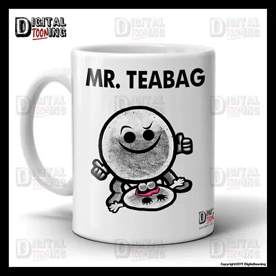 £10.99 • Buy Mr Teabag Mug Sex Bollock Balls Ballbag Dunk Mens Rude Joke Office Birthday Gift