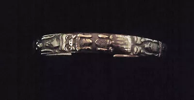 Nothwest Coast Sterling Silver Totem Pole Bracelet • $195