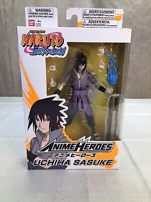 Naruto Shippuden Anime Heroes Uchiha Sasuke Action Figure New In Box • $19.99