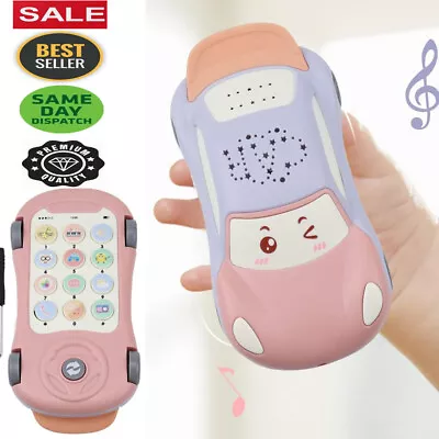 Baby Musical Car Phone Toy For 1 Year Old Kids Early Education Learning Toy Gift • $9.90