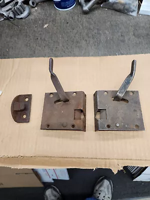 1 Pair Model T Ford Door Latches 1917-1925 And 1 Striker Plate Need Lube Tight • $65