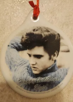 Elvis Presley Happy Holidays Christmas Ornament  • $8