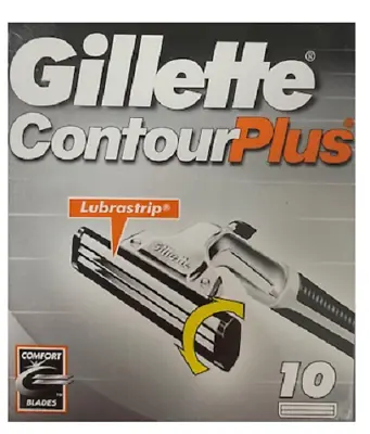 Gillette Contour Plus Razor Blade 10 Cartridges - FITS ALL ATRA RAZORS • $21.90