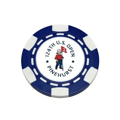 2024 US Open Pinehurst No. 2 Number - Magnetic Clay Poker Chip Golf Ball Marker • $7.49