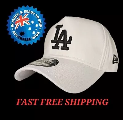 La Dodgers Mbl New Era 9forty White And Black Snapback Cap Hat La Ny Nfl Nba • $35