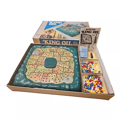 1974 King Oil Board Game By Milton Bradley Complete Strategy Game  • £80.31