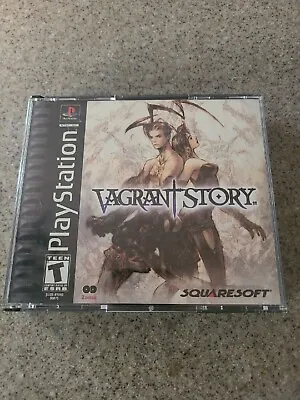 $80 • Buy Vagrant Story PlayStation 1 BLACK LABEL COMPLETE IN BOX CIB