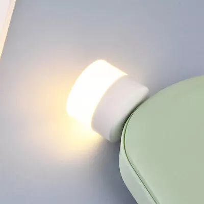 1x Portable USB LED Lamp Mini Night Light Small Round Mobile Lights Lamp E~~ • $0.06