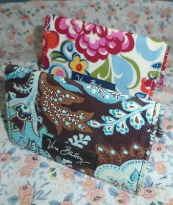 Vera Bradley 2 Slot Business ID Credit Card Holder Lot Of 2 • $8.95