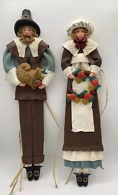 Pilgrims Fall Decor By Cynthia Madrid PolyResin Midwest Of Cannon Falls Vintage • $40