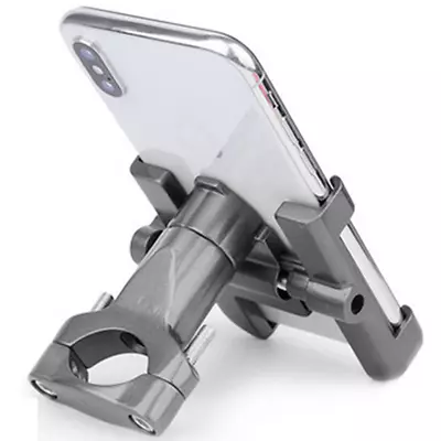 CNC Aluminum Motorcycle MTB Handlebar Mount GPS Phone Holder Bracket Titanium • $19.36