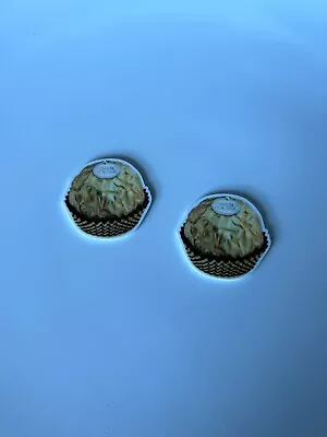 2x  Ferrero Rocher Acrylics / Flatback Planar Resin / Craft / DIY Earrings • $1