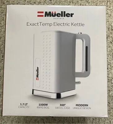 NIB Mueller Austria Electric Kettle -  Safe Drinking Tritan - Exact Temp 1500W • $25