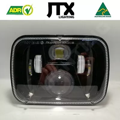 1 Pair Black LED JTX Headlights 5x7  No Halo Suits F250 • $517.50