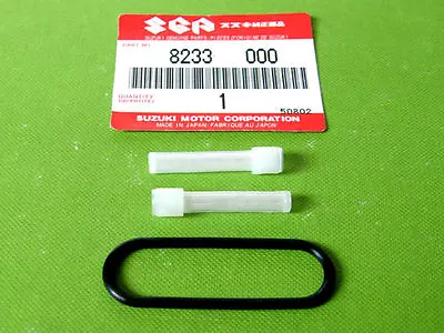 NOS Suzuki Petcock Filter & Gasket Kit Ts400 Ts250 Ts185 Ts125 Tm400 Tm250 Tc185 • $18.89