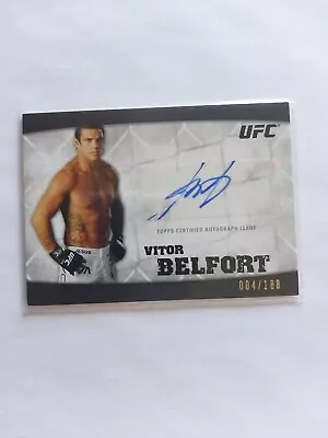 Ufc Knockout 2010 Rookie Year Gold Auto Of Vitor  Belfort! /188 Sp!!! Hof • $140.40