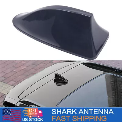 Shark Fin Roof Car Antenna Black Radio FM/AM Antena Radio Universal W/Screw New • $6.21