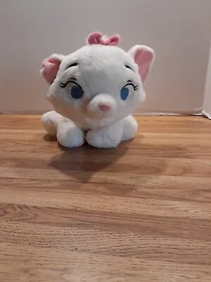 Disney Store MARIE CAT 9  Plush Stuffed Animal White With Pink Bow Aristocat • $10