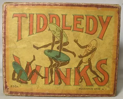 McLoughlin Bros. Vintage Tiddledy Winks Game With Fantasy Cover • $19.99