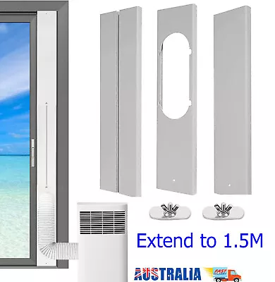 Portable Air Conditioner Window Seal Kit AC Unit Vertical Adjustable Plates 1.5M • $22.67