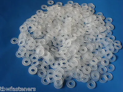 3.5mm Nylon Plastic Washer Spacers To Suit M3.5 And 3.5mm Screws Pack X 25 • £2.65