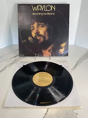 Waylon Jennings- Dreaming My Dreams -1978 Vinyl LP Live RCA APL1-1062 VG+/VG+ • $15.50