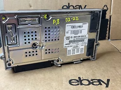 $168 • Buy 2006-2010 Audi A8 A8l D3 Radio Stereo Radio Bose Amplifier Amp 4e0 035 223 G