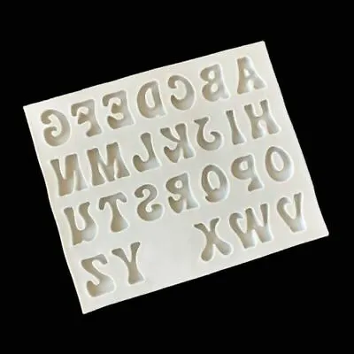 £1.28 • Buy Cake Mould Fondant Decorating Silicone Sugarcraft Mould Letter Alphabet Cutter