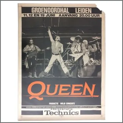 $480 • Buy Queen 1986 Groenoordhallen Leiden Concert Poster (Netherlands)