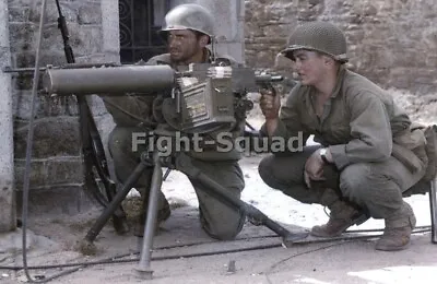$4.95 • Buy WW2 Picture Photo France 1944 US Soldiers W Browning 1917 And M1A Carbine 4129