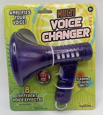 Multi Voice Changer Toy Megaphone Change 8  Different Voice Effects Purple • $14.88