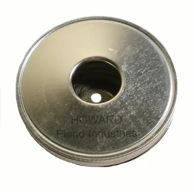 Piano Music Wire Canister Round Metal Holds Standard Piano Wire Coils Two-Piece • $10.95