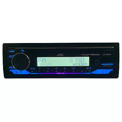 JVC KD-T92MBS 1DIN Marine Bluetooth USB AUX AM/FM Stereo CD Player Receiver • $129.95