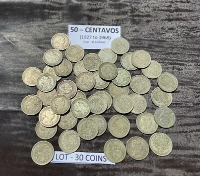 $8 • Buy 30 Portuguese Coins Of 50 Centavos  ALPACA  (1927  To 1968 ) Opportunity