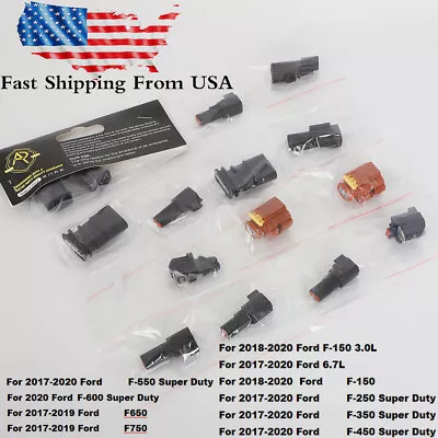 For 2017-2020 Ford 3.0L & 6.7L Tuner Harness Plug Kit F250 F350 F450 F650 F750 • $15.49