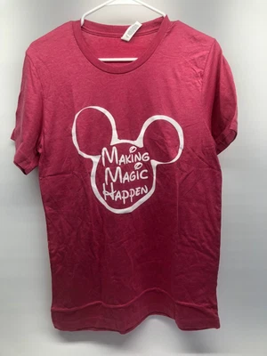 $7.99 • Buy Disney Making Magic Happen Vacation Shirts Size Medium